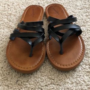 Black sandals